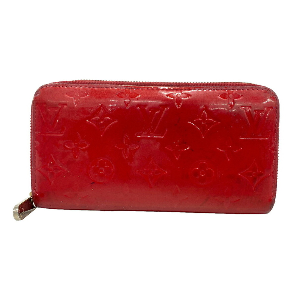 Louis Vuitton Vernis Zippy Wallet M91981 Pomme d'Amour Women's Long